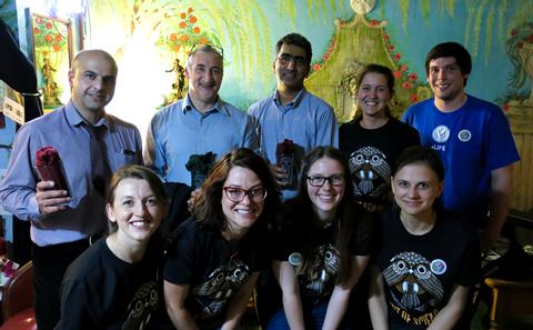A group of Southampton researchers and students at the 'Pint of Science' festival