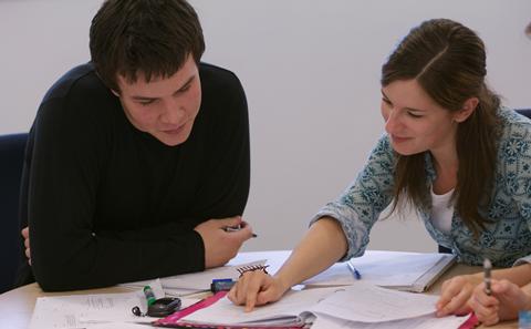 Students in a seminar