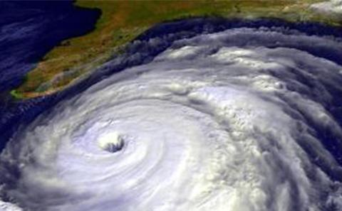 Storm over Caribbean