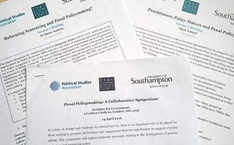 discussion papers penal policymaking