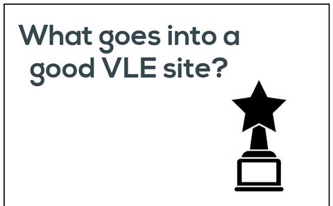 What goes into a good VLE site? 