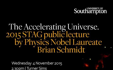 2015 STAG public lecture by Physics Nobel Laureate Brian Schmidt