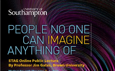 Online STAG Lecture Prof Jim Gates