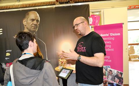 Volunteer at an open day