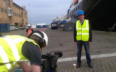 Digital Learning Team filming