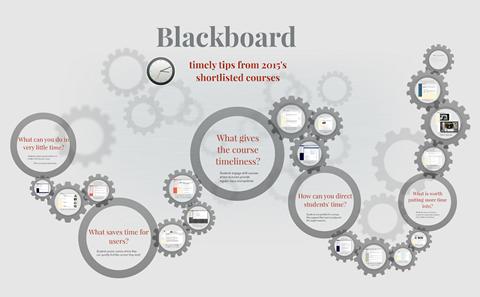 Timely tips from Blackboard courses