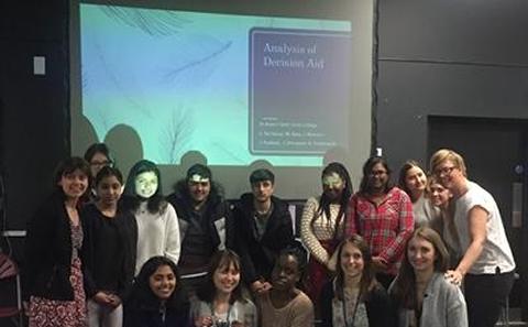 6th formers involved in project work