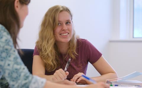 Meeting with a student