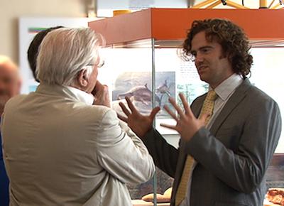 Sir David Attenborough at the event