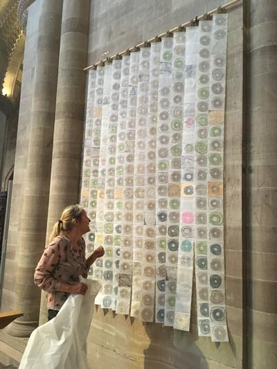 Creative installation on display