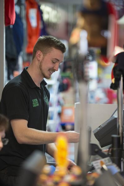 Students can work within certain restrictions.