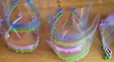 Visors produced for first responders