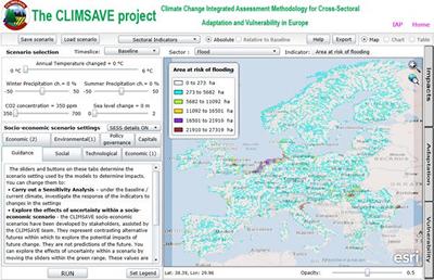 CLIMSAVE interface