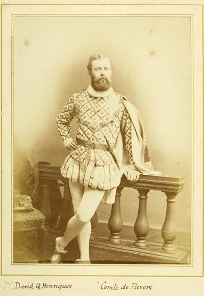 David Q. Henriques in costume