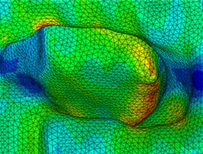 stress concentration around the surface pores (see Figure 1)