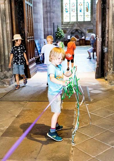 young workshop participants