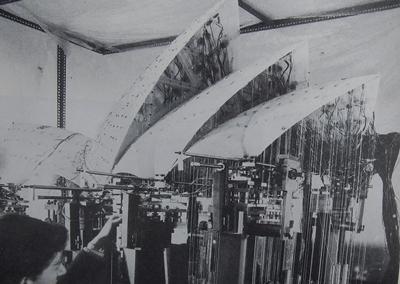 Scale model testing of the Sydney Opera House