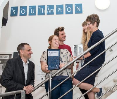 Chemistry Staff with Athena SWAN awards in high resolution