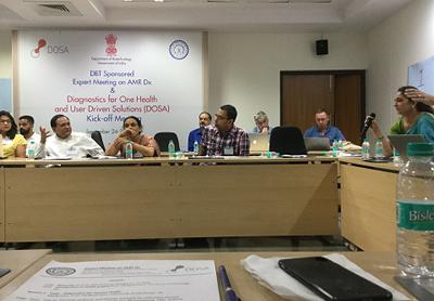 Initial meeting between Indian and UK partners