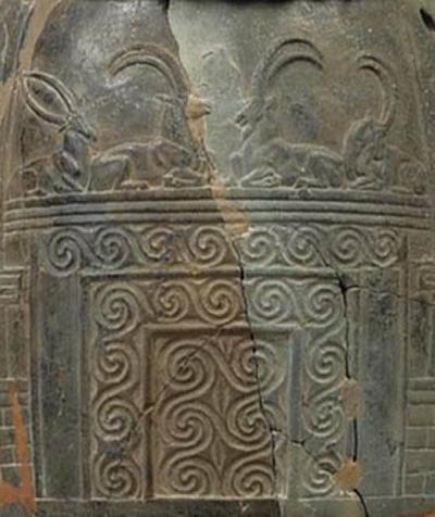 Wild goats (Capra aegagrus cretica) on Rhyton from Zakros