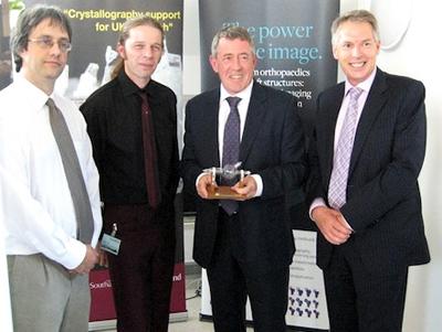 I. Sinclair, S. Coles, J. Denham, D. Nutbeam at the launch event