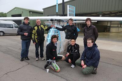 'Speed with Guy Martin' team at Lasham Airfield