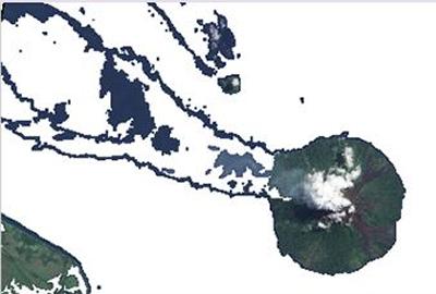 This image showing the region of interest identified