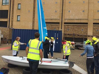 Blindfolded boatbuilding at NOC