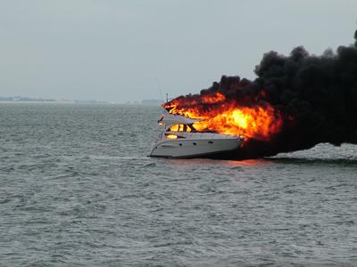 Our researchers are developing novel co-blended polymer matrix systems for fire resistant structural marine composites