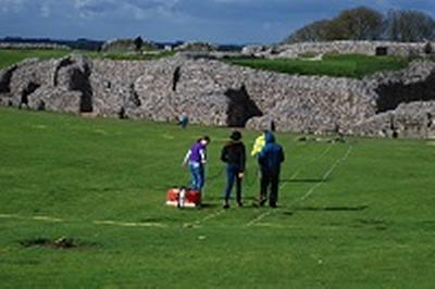 GPR survey at the inner bailey of Old Sarum
