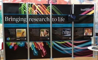 Original University of Southampton Bringing Research to Life 2012 banner
