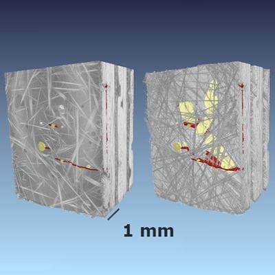 3D rendering in composites