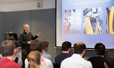 Martin Arundel giving his talk