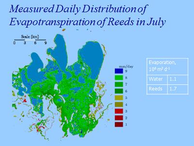 Verifying water loss from wetland