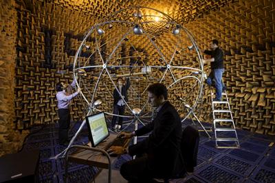 esearch in the University's largest anechoic chamber