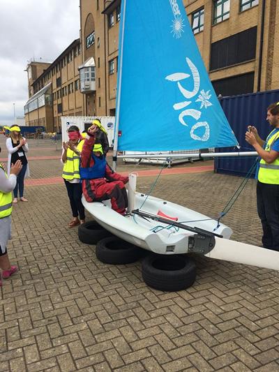 Blindfolded boatbuilding at NOC