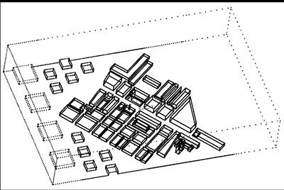 for the Marylebone Road study) (DAPPLE), modeling the wind tunnel representation of the site.