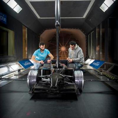 Race car testing in the RJ Mitchell