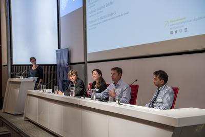 Image of lecture panel