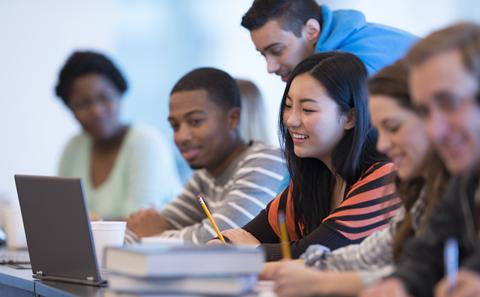 Picture of international students