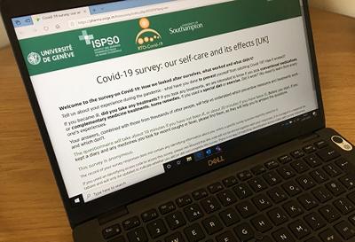 Survey on computer screen