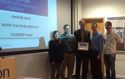 NAMRIP members receiving award