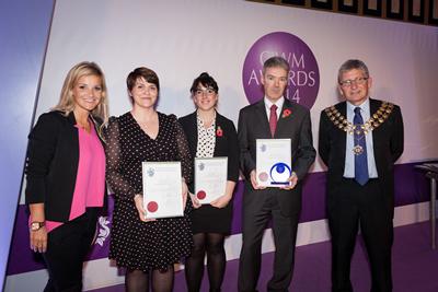 Prof Williams at the CIWM awards