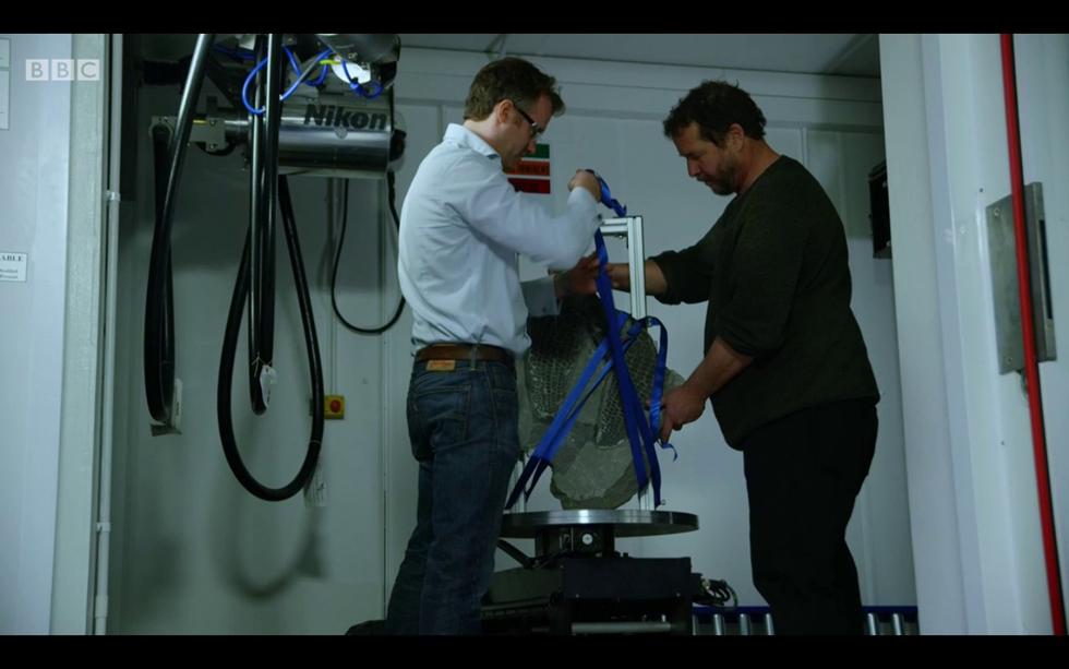 µ-VIS X-Ray Imaging Centre on 'Attenborough and the Sea Dragon'