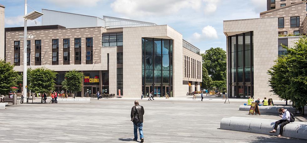 Studio 144 North Building from Guildhall Square - Credit Thierry Bal