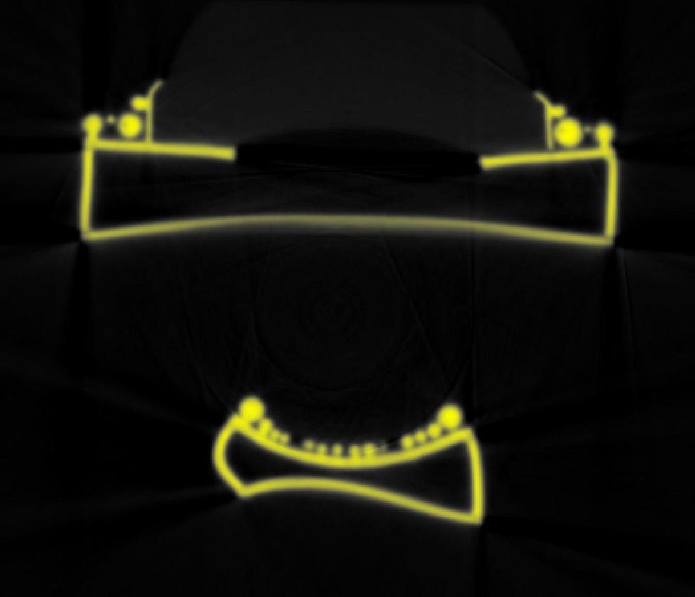 Figure 8a - CT image providing an insight into the interior structure of the Pectoral Cross