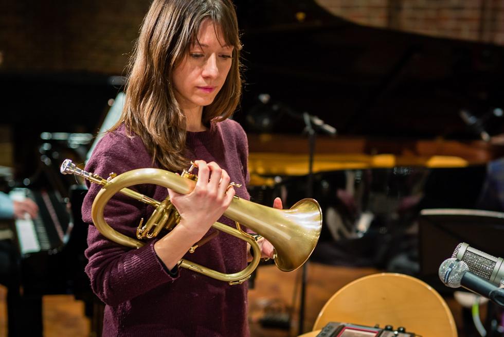 Yazz Ahmed at Turner Sims in March 2018