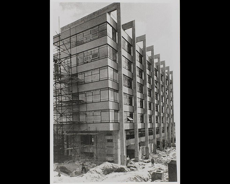 Development: Construction of the Chemistry building, 1960s