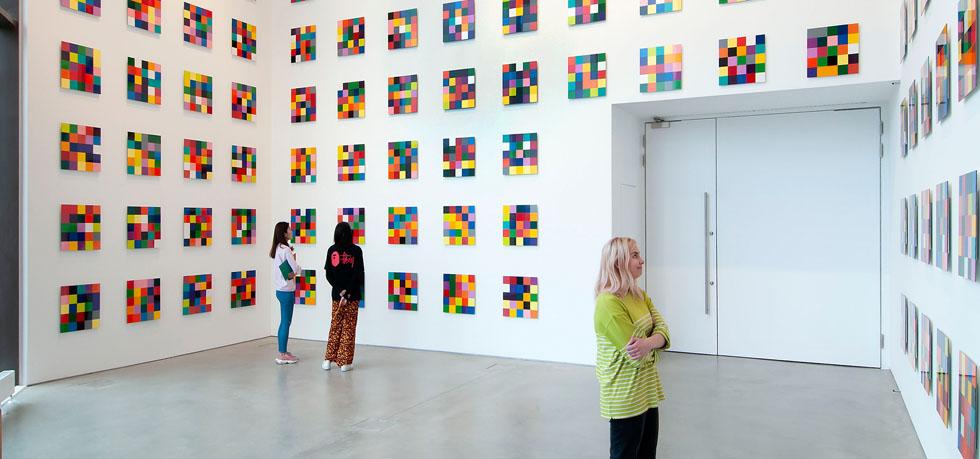 People looking at Gerhard Richter 4900 Colours (2007)