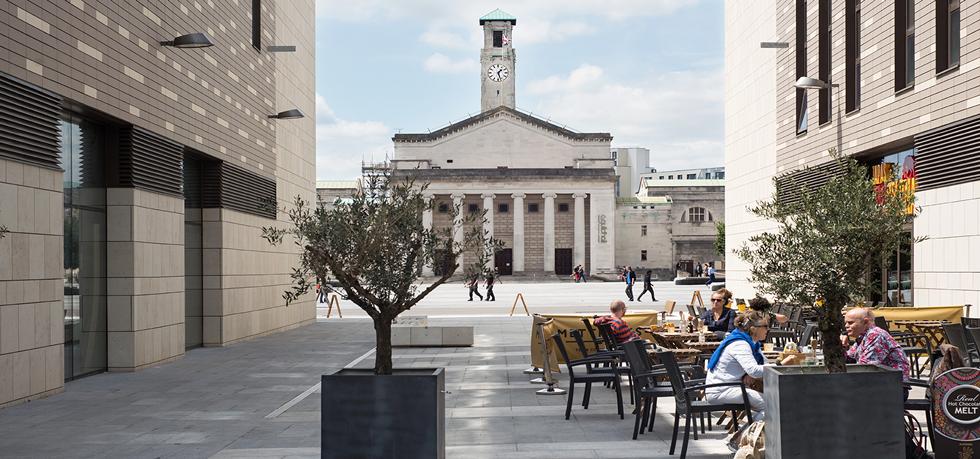 Studio 144 looking out to O2 Guildhall - Credit Thierry Bal